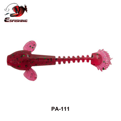KESFISHING Uus Püügilant Worm Salamander 55mm Bass Forell Säga Pehme Silikoon Sööda Krevetid Lõhn Lisa soolad Tasuta kohaletoimetamine