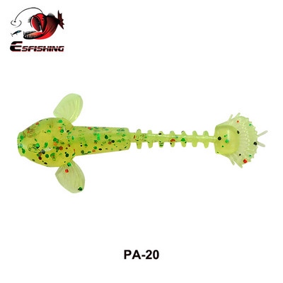 KESFISHING Uus Püügilant Worm Salamander 55mm Bass Forell Säga Pehme Silikoon Sööda Krevetid Lõhn Lisa soolad Tasuta kohaletoimetamine