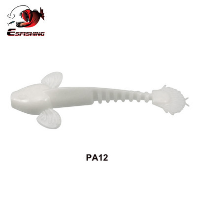 KESFISHING Uus Püügilant Worm Salamander 55mm Bass Forell Säga Pehme Silikoon Sööda Krevetid Lõhn Lisa soolad Tasuta kohaletoimetamine