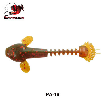 KESFISHING Uus Püügilant Worm Salamander 55mm Bass Forell Säga Pehme Silikoon Sööda Krevetid Lõhn Lisa soolad Tasuta kohaletoimetamine