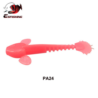 KESFISHING Uus Püügilant Worm Salamander 55mm Bass Forell Säga Pehme Silikoon Sööda Krevetid Lõhn Lisa soolad Tasuta kohaletoimetamine