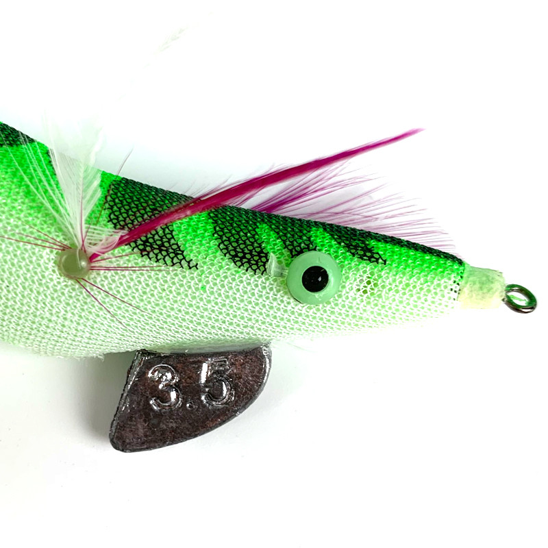 Világító tintahal horgász madarak horgas fa garnélarák csali wobbler tintahal horgász tintahal csali Turlutte tintahal 3.5#