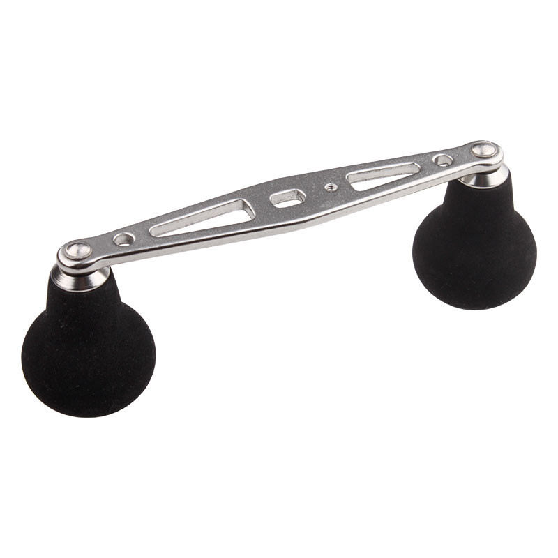 KAWA kalastusrulli käepide söödavalamise rullide jaoks, montaažiava 8x5 mm pikkus on 110 mm sulamist käepide koos Eva nupu käepideme lisatarvikuga