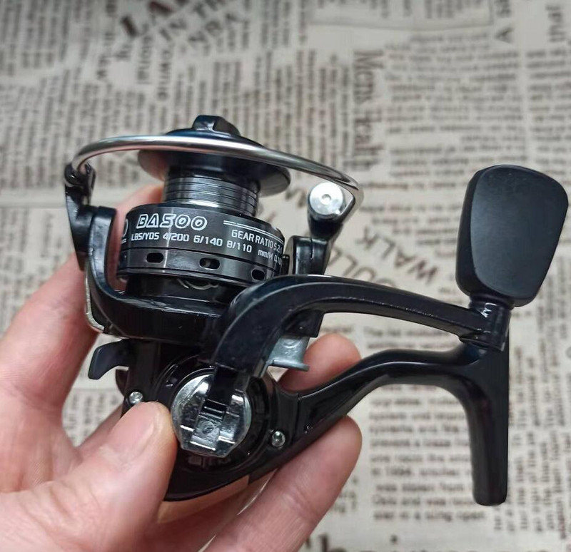 Geriausi mini žvejybos ritės spiningo ratai Metaliniai ritės masalo liejimas ledo meškeriojimas uolų meškeriojimo ratas Žiemos reikmenys