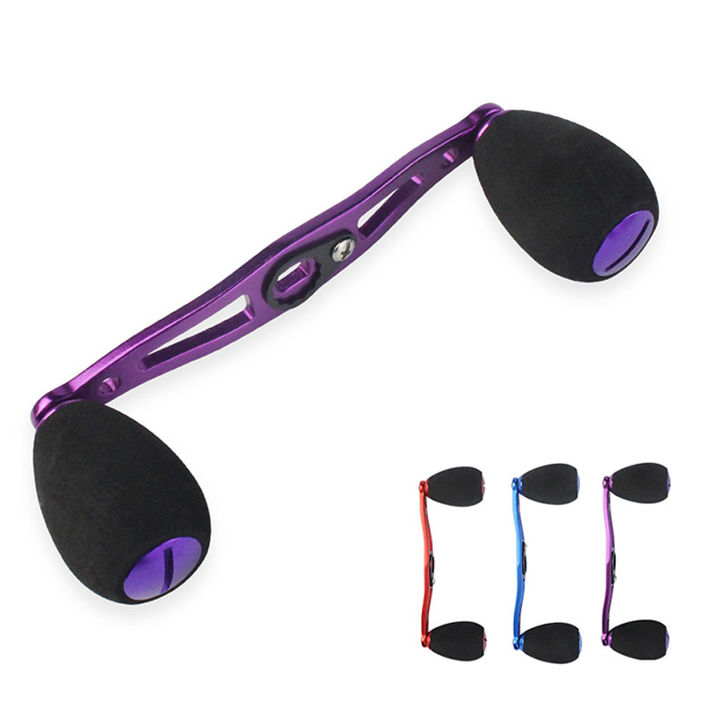 XTNIU pikkus 112 mm 8 * 5 mm auguga püügirulli käepide alumiiniumsulamist käepide ja EVA nupuga püügirulli tööriist Baitcast rullile