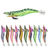 1 buc. Nalucă de calamar Creveți 3,5 # 20g Naluci de lemn Nalucă de caracatiță luminoasă Ochi 3D Sepie Momeală artificială jigging momeală de pescuit