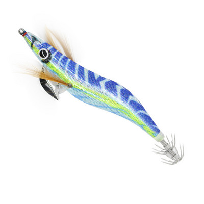 1 buc. Nalucă de calamar Creveți 3,5 # 20g Naluci de lemn Nalucă de caracatiță luminoasă Ochi 3D Sepie Momeală artificială jigging momeală de pescuit