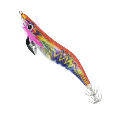 1 buc. Nalucă de calamar Creveți 3,5 # 20g Naluci de lemn Nalucă de caracatiță luminoasă Ochi 3D Sepie Momeală artificială jigging momeală de pescuit