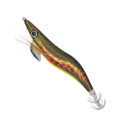 1 buc. Nalucă de calamar Creveți 3,5 # 20g Naluci de lemn Nalucă de caracatiță luminoasă Ochi 3D Sepie Momeală artificială jigging momeală de pescuit