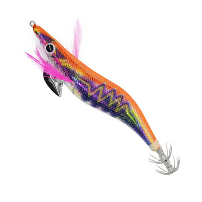 1 buc. Nalucă de calamar Creveți 3,5 # 20g Naluci de lemn Nalucă de caracatiță luminoasă Ochi 3D Sepie Momeală artificială jigging momeală de pescuit