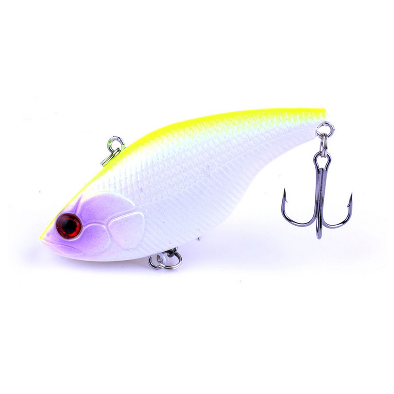 HENGJIA 1τμχ 7,5cm 18,6g Σκληρά θέλγητρα VIB Ψάρεμα Sinking Crankbait Ψάρεμα Είδη κατάδυσης Περιστρεφόμενο Jig Wobbler Lure