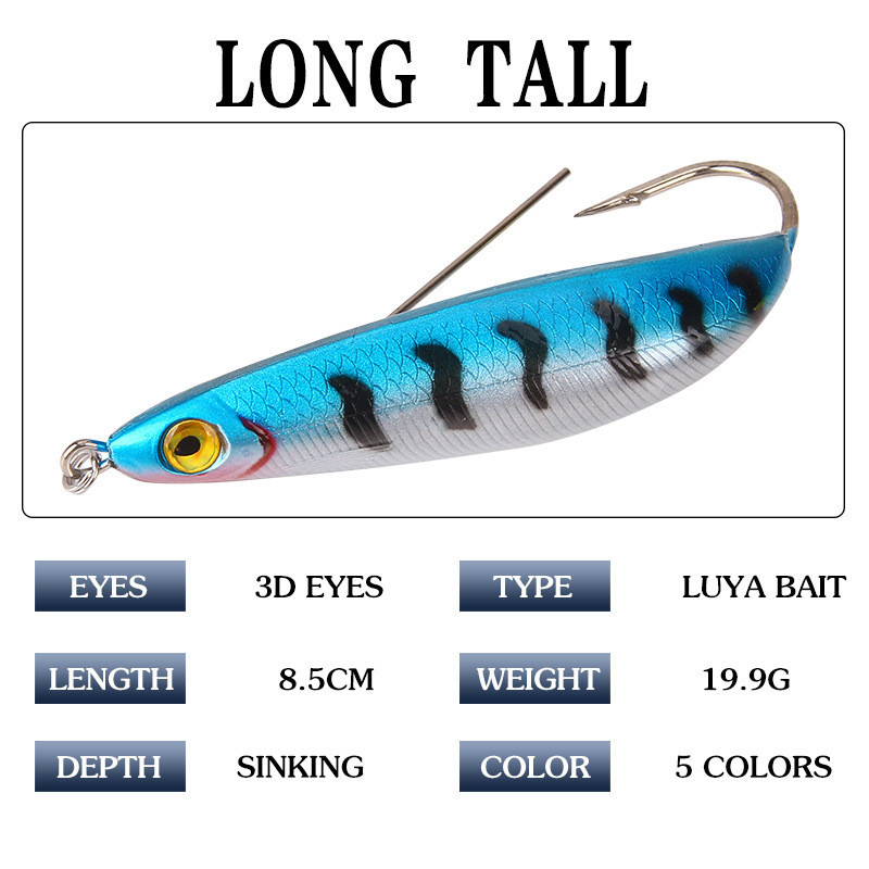 1 tk VIB kalapüügilant 8,5 cm/19,9 g rohuvastane voobler Isca kunstsööt, kõva landi laserkere elutruu kalariistad