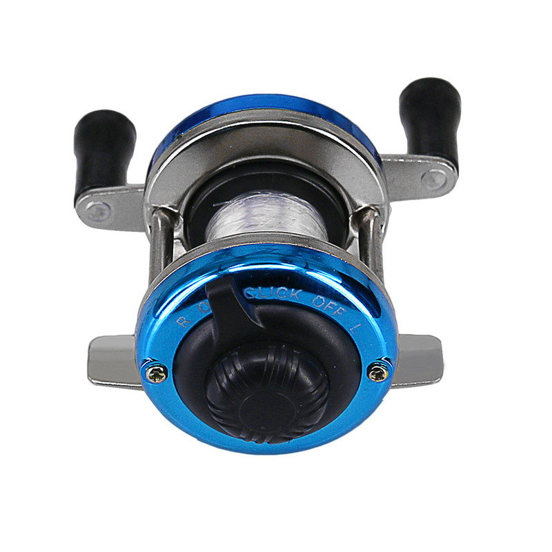 AI-SHOUYU új mini horgász orsó téli jéghorgász kerék 3.0:1 fém Baitcasting orsók Double Rocker csalidobó orsó