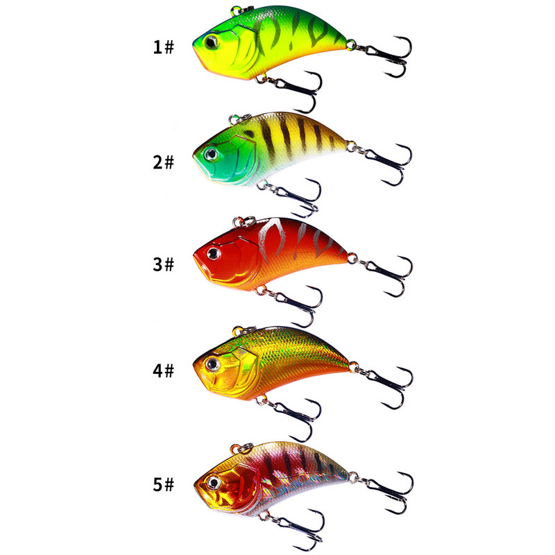 HENGJIA Long Casting VIB Winter Crankbait 5,4cm-13g-6# Süllyedő VIB horgászcsali wobbler Isca Hard Bait horgászfelszerelés tartozékok