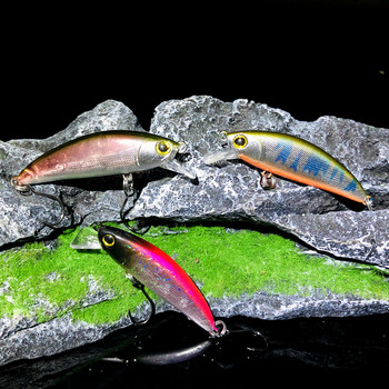 GREENSPIDER NEW HOT Minnow 50mm 4.4g MI04 Потъваща риболовна примамка Пъстърва Изкуствена твърда стръв Костур Jerkbait Wobbler