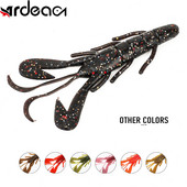 ARDEA Lures Vibe Craw Fish Baits 90mm6g 6tk Silicone Worms Crawfish Soft Bait Plastic Creature Creature Creature Bass Ahvena kalastustarbed