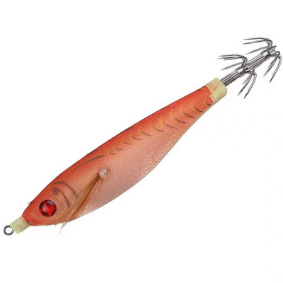 1 tk 80 mm/10g kalapüügilant kalmaari konks helendavad voblerid rakised kaheksajalg seepia puidust krevettide kõvad söödad