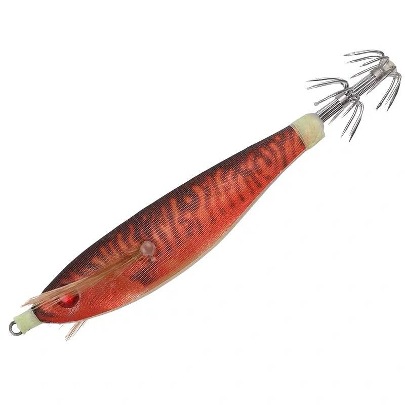 1 tk 80 mm/10g kalapüügilant kalmaari konks helendavad voblerid rakised kaheksajalg seepia puidust krevettide kõvad söödad