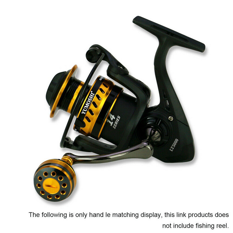 Kokkupandav metallist nookurnupu käepide spinningupüügirulli jaoks Uus