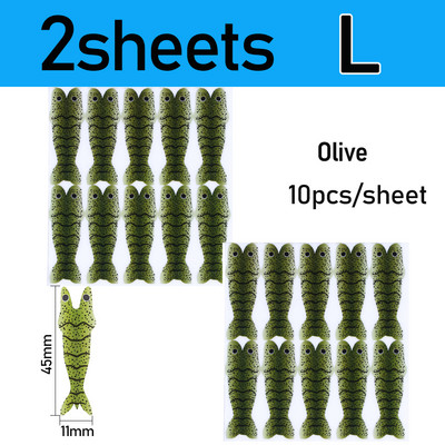 Vampfly 2/4 lap Realisztikus garnélarák bőr vékony fóliacsomagolás garnéla scud nimfa hátlap horgászcsali csali légykötő anyag