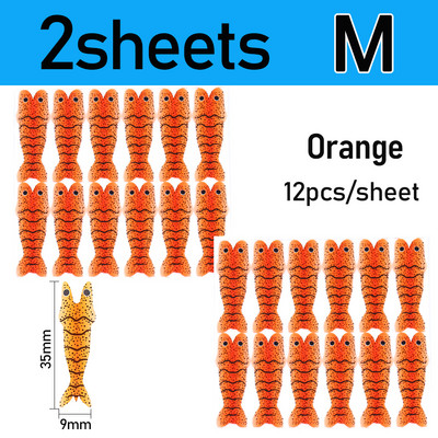 Vampfly 2/4 lap Realisztikus garnélarák bőr vékony fóliacsomagolás garnéla scud nimfa hátlap horgászcsali csali légykötő anyag