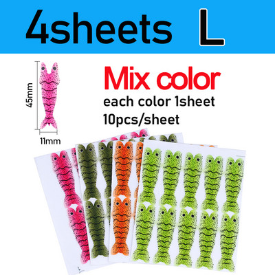 Vampfly 2/4 lap Realisztikus garnélarák bőr vékony fóliacsomagolás garnéla scud nimfa hátlap horgászcsali csali légykötő anyag