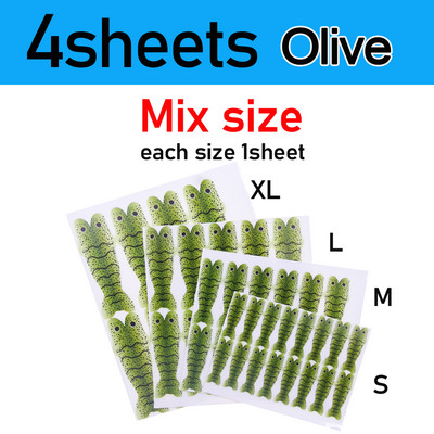 Vampfly 2/4 lap Realisztikus garnélarák bőr vékony fóliacsomagolás garnéla scud nimfa hátlap horgászcsali csali légykötő anyag