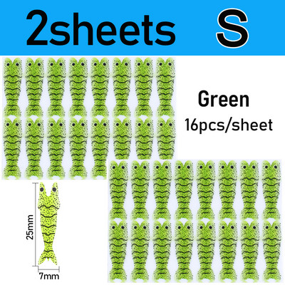 Vampfly 2/4 lap Realisztikus garnélarák bőr vékony fóliacsomagolás garnéla scud nimfa hátlap horgászcsali csali légykötő anyag