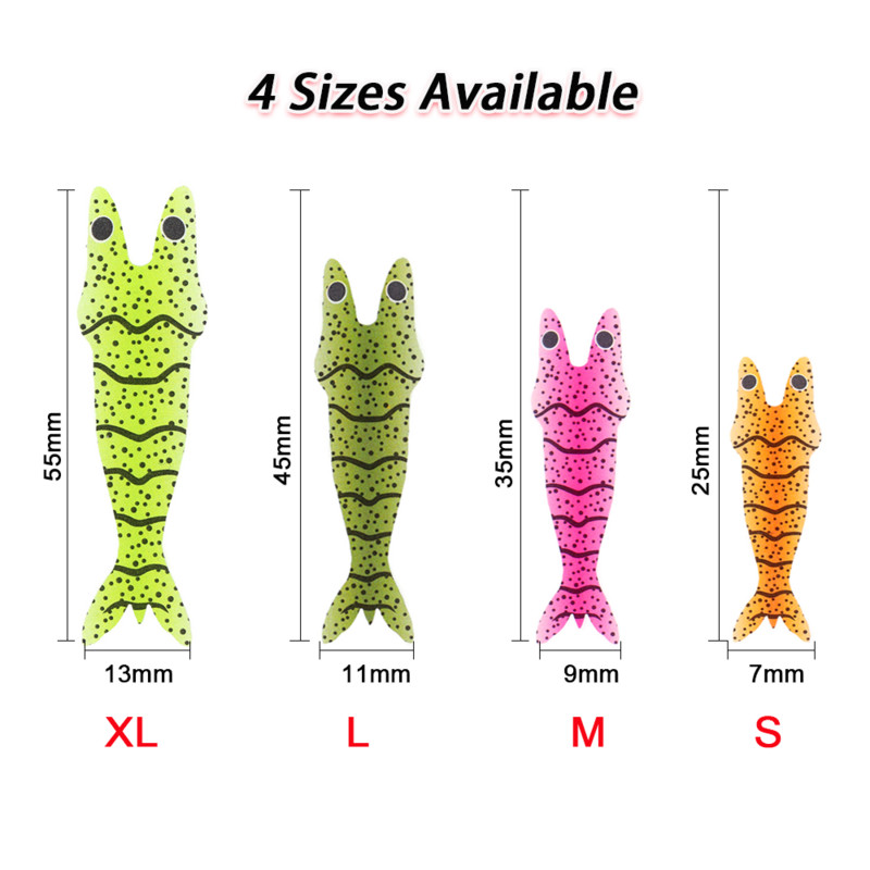 Vampfly 2/4 lap Realisztikus garnélarák bőr vékony fóliacsomagolás garnéla scud nimfa hátlap horgászcsali csali légykötő anyag