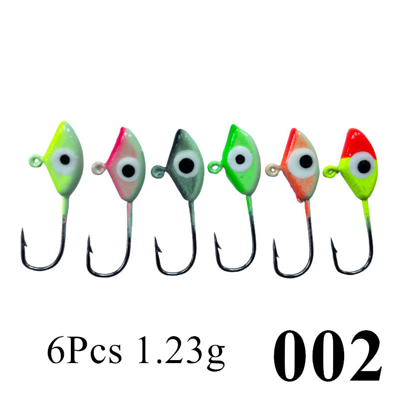 Zimski mamac za pecanje na ledu Metalni umjetni mamac 1,2 g ~ 1,9 g Zimski mini mamac s udicom s metalnom olovnom glavom Jigging mamac s bodljikavom udicom