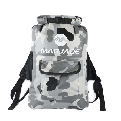 Αδιάβροχη Dry Bag Camouflage Σακίδιο πλάτης Θήκη μπουκαλιού σακίδιο με αξεσουάρ πακέτο θαλάσσιων σπορ τσέπης τηλεφώνου