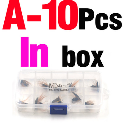 MNFT 10 db mesterséges sárga fekete poszméh légy horgász csali édesvízi pisztráng basszus nedves légy kötözött légycsali csali