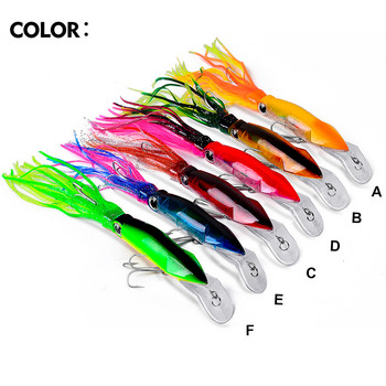 14cm 40g Squid Jig Fishing Bait Lure Τεχνητό δόλωμα με γάντζο Wobbler Winter Hard Spinner Lure Sea Fishing Tackle Tool for Tuna