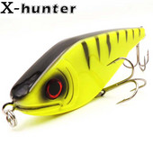 3,5 hüvelykes 0,9 uncia kemény Jerkbait felfüggesztő Swimbait NO.4 Treble Hooks Édesvízi Tengervíz 3D szemekkel Shad Troute Pike számára