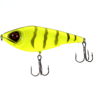 3,5 hüvelykes 0,9 uncia kemény Jerkbait felfüggesztő Swimbait NO.4 Treble Hooks Édesvízi Tengervíz 3D szemekkel Shad Troute Pike számára