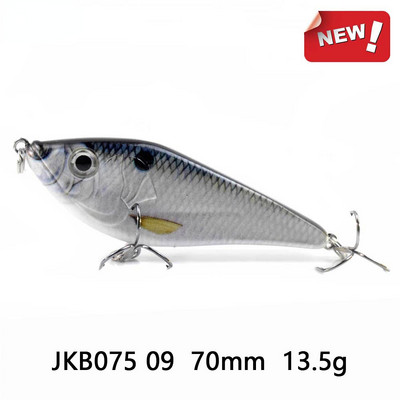 3,5 hüvelykes 0,9 uncia kemény Jerkbait felfüggesztő Swimbait NO.4 Treble Hooks Édesvízi Tengervíz 3D szemekkel Shad Troute Pike számára