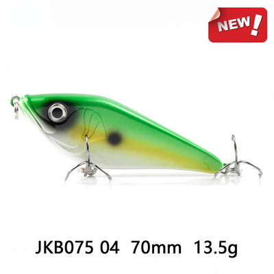 3,5 hüvelykes 0,9 uncia kemény Jerkbait felfüggesztő Swimbait NO.4 Treble Hooks Édesvízi Tengervíz 3D szemekkel Shad Troute Pike számára