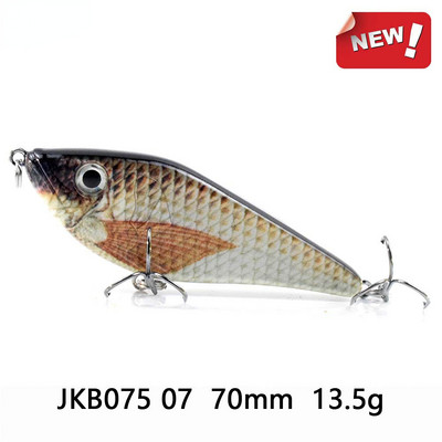 3,5 hüvelykes 0,9 uncia kemény Jerkbait felfüggesztő Swimbait NO.4 Treble Hooks Édesvízi Tengervíz 3D szemekkel Shad Troute Pike számára