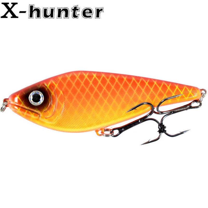 3,5 hüvelykes 0,9 uncia kemény Jerkbait felfüggesztő Swimbait NO.4 Treble Hooks Édesvízi Tengervíz 3D szemekkel Shad Troute Pike számára