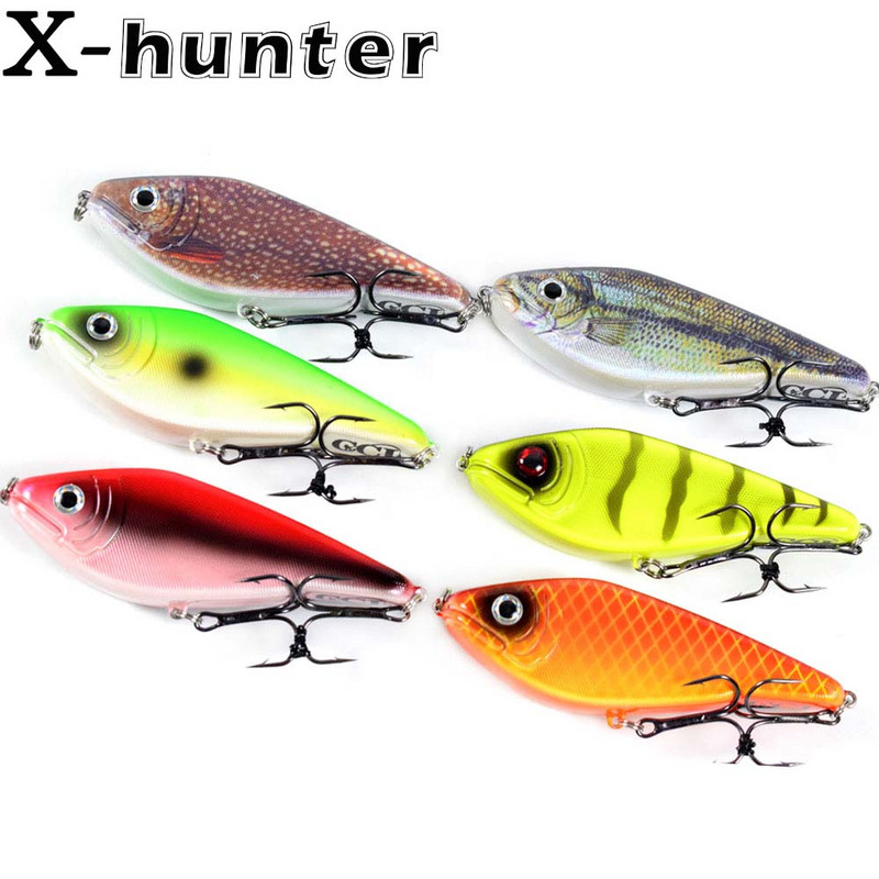 3,5 hüvelykes 0,9 uncia kemény Jerkbait felfüggesztő Swimbait NO.4 Treble Hooks Édesvízi Tengervíz 3D szemekkel Shad Troute Pike számára