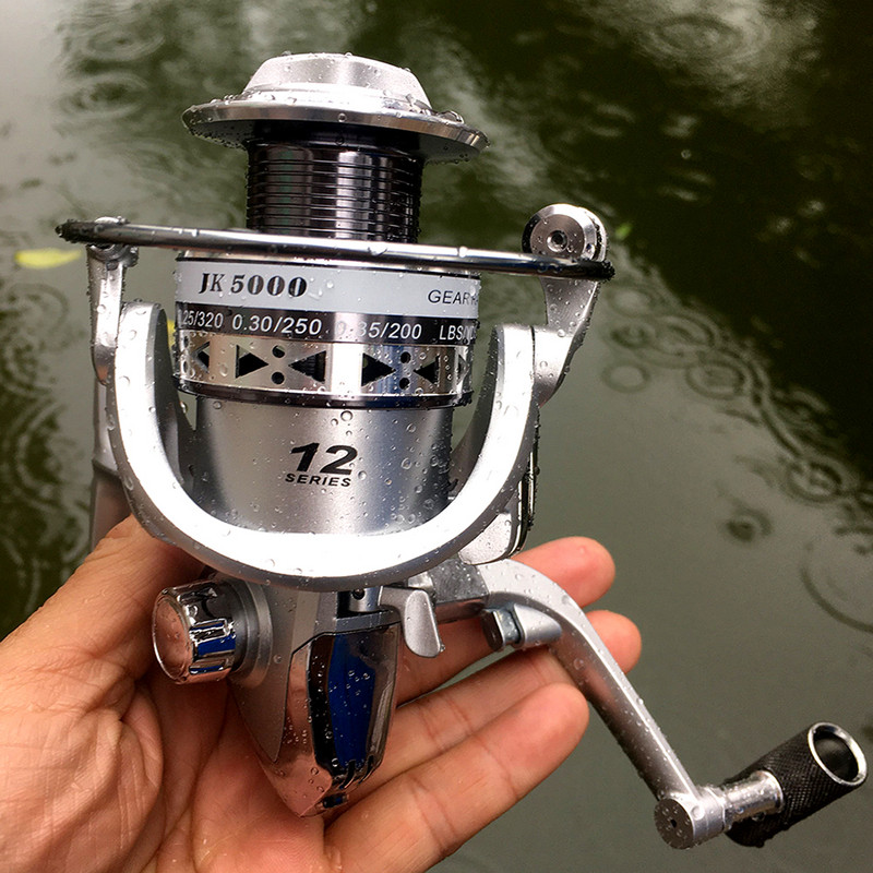 Pergető horgász orsó 1000-7000 sorozatú fém tekercs orsó pergető orsó csónak szikla horgász kerék