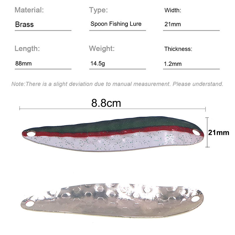 1 db pergető kanál fém csali