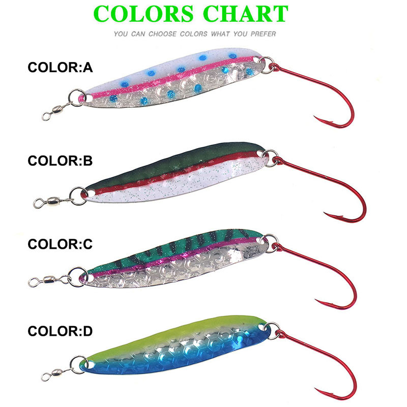 1 db pergető kanál fém csali