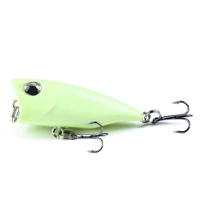 Plutajući poper mamci za ribolov 4CM-3.5G-10# Topwater Bait Tvrdi mamac Umjetni Poper Pastrve Pike Crankbait