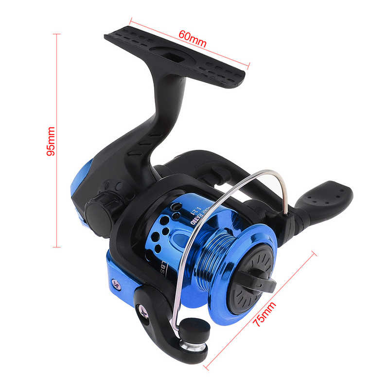 Hulgimüügi 200 mudeli mini-mereveepüügirull, 100 m, 3# aasad, 3BB, 154 g, pöörlev talvine kalapüügirull