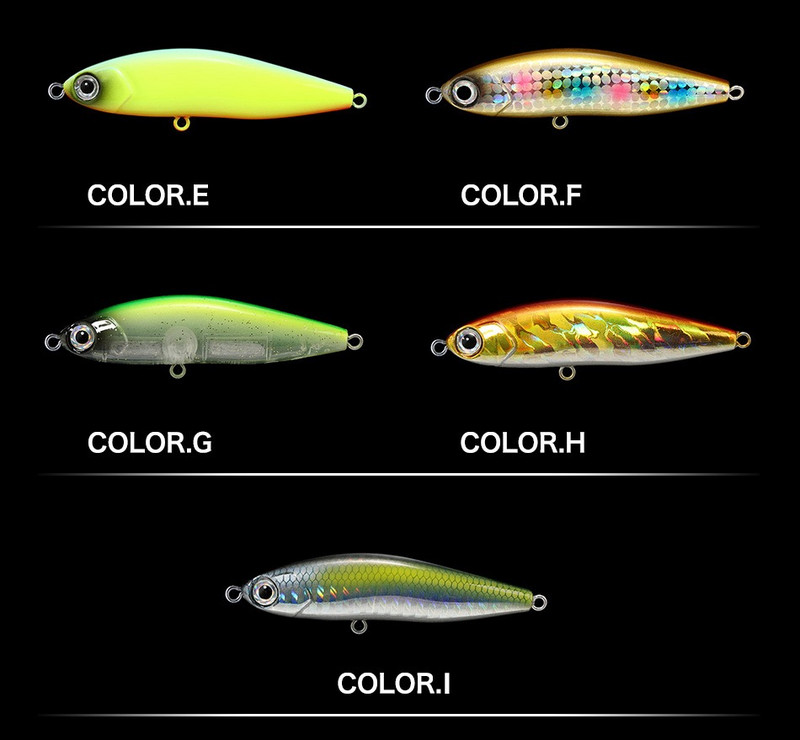 7cm 14g Pencil Sinking Fishing Lure Noise Attraction Hard Artificial Lure StickBait 9 Colors Fish Factory Wobbler Bait