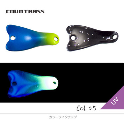 Κουτάλι χύτευσης COUNTBASS 2g 5/64oz Σολομός Πέστροφα Pike Bass Μεταλλικά ορειχάλκινα θέλγητρα ψαρέματος