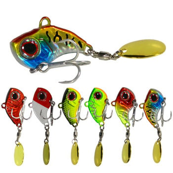 9g/16g/21g Μεταλλικό VIB δόνηση Bait Spinner Spoon Fishing Lures Jigs Trout Wobbler Fishing Hard Baits Tackle Pesca dropship