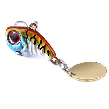 9g/16g/21g Μεταλλικό VIB δόνηση Bait Spinner Spoon Fishing Lures Jigs Trout Wobbler Fishing Hard Baits Tackle Pesca dropship