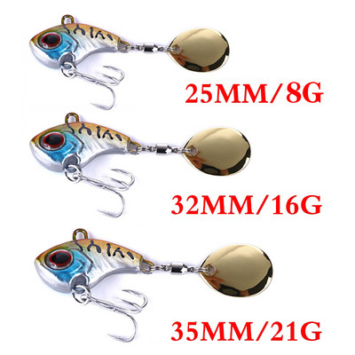 9g/16g/21g Metāla VIB vibrācijas ēsma Spinner Karote Makšķerēšanas mānekļi Jigs Foreles Vobleris Makšķerēšanai Cietās ēsmas Piederumi Pesca dropship